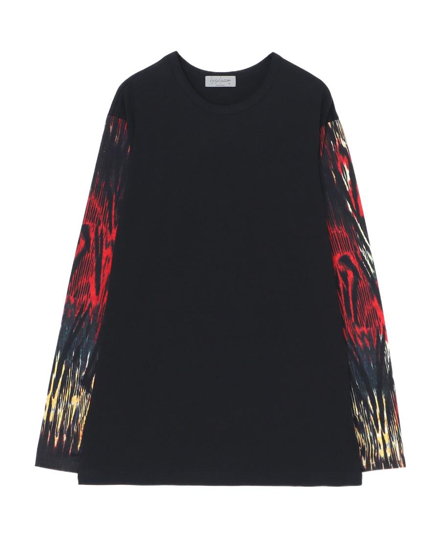 Tシャツ・カットソー YOHJI YAMAMOTO GRAPHIC LONG-SLEEVED T-SHIRT Yohji Yamamoto POUR HOMME Print Long Sleeve T-Shirt _