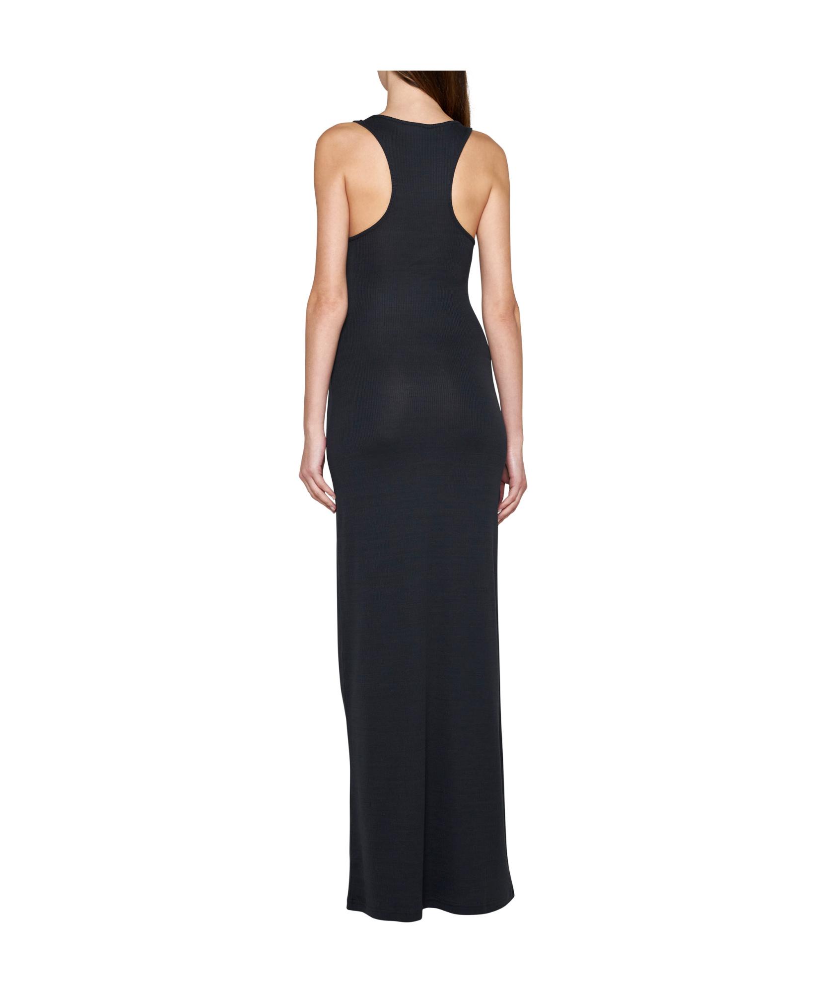 Ribbed-knit cotton maxi dress in black - Y Project | Mytheresa