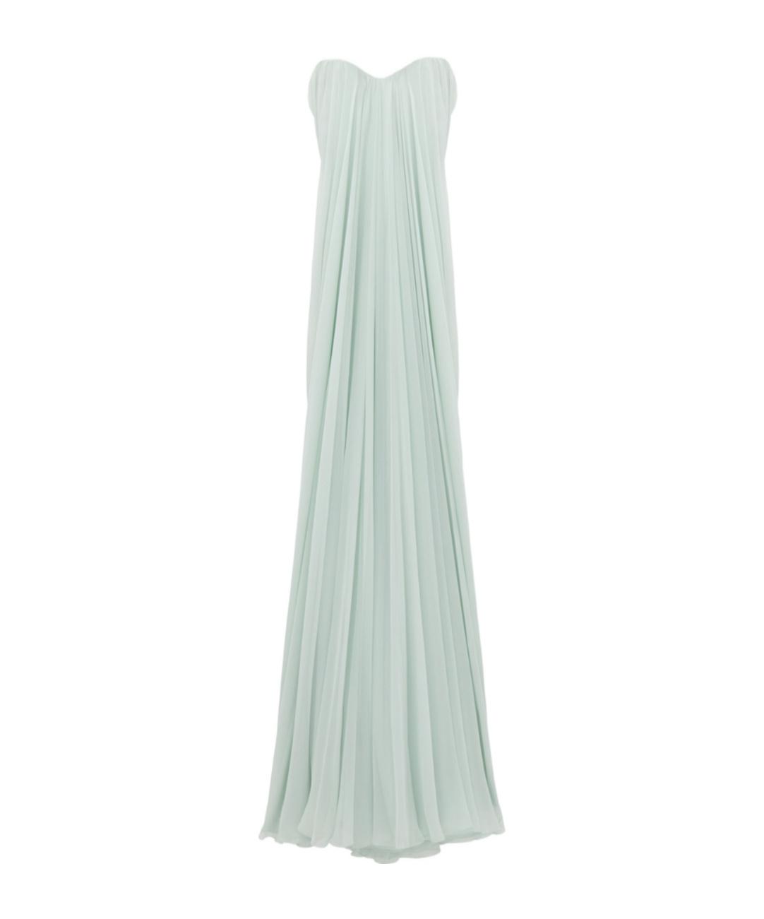 ワンピース Alexander McQueen Silk Evening Dress Alexander McQueen Draped Silk Chiffon Gown Size 38 (US 4