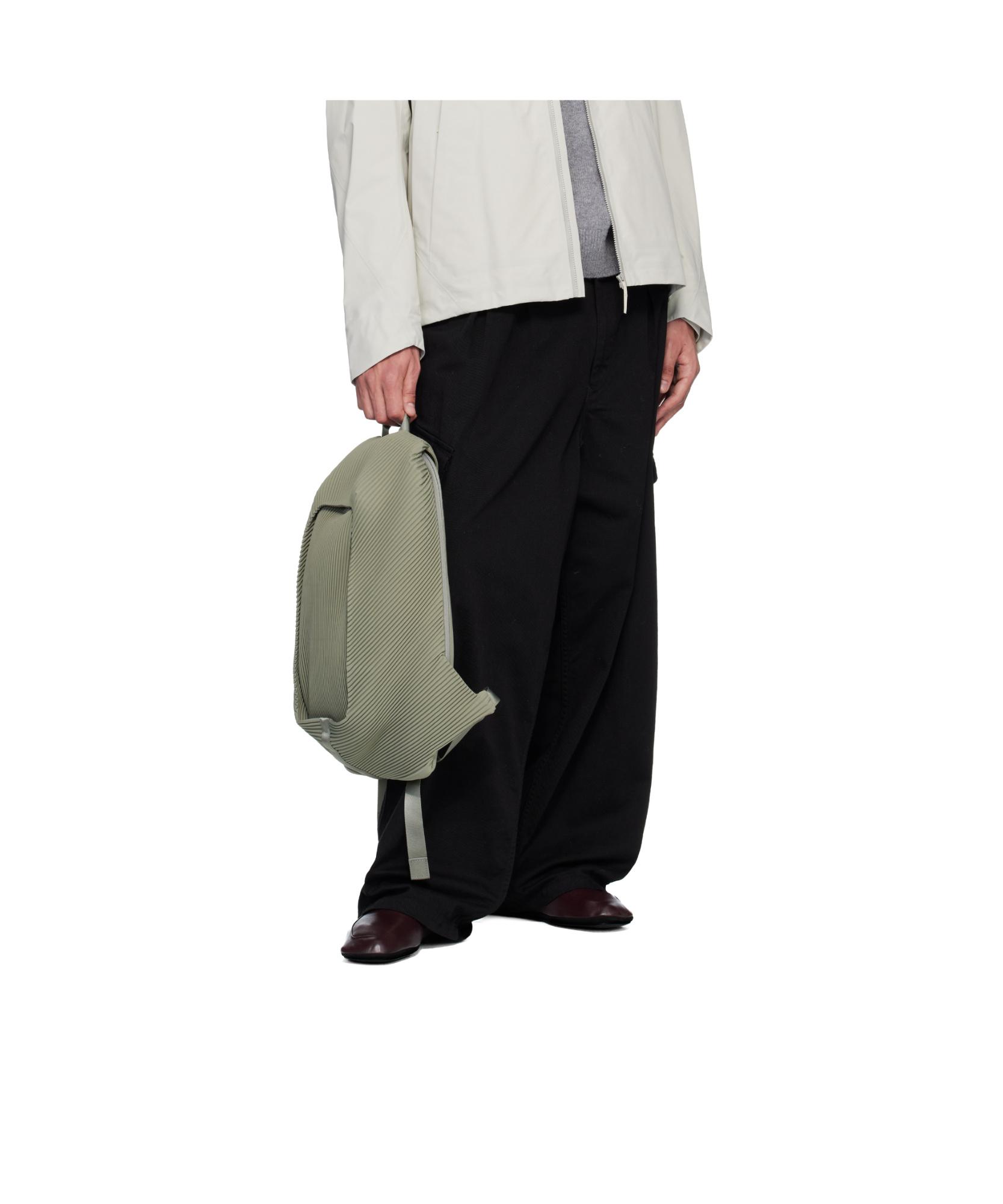 Issey Miyake Pleated Backpack in Green for Men | Lyst