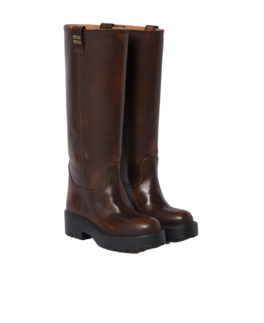 Miu Miu Knee-high boots for Women | Online Sale up to 19