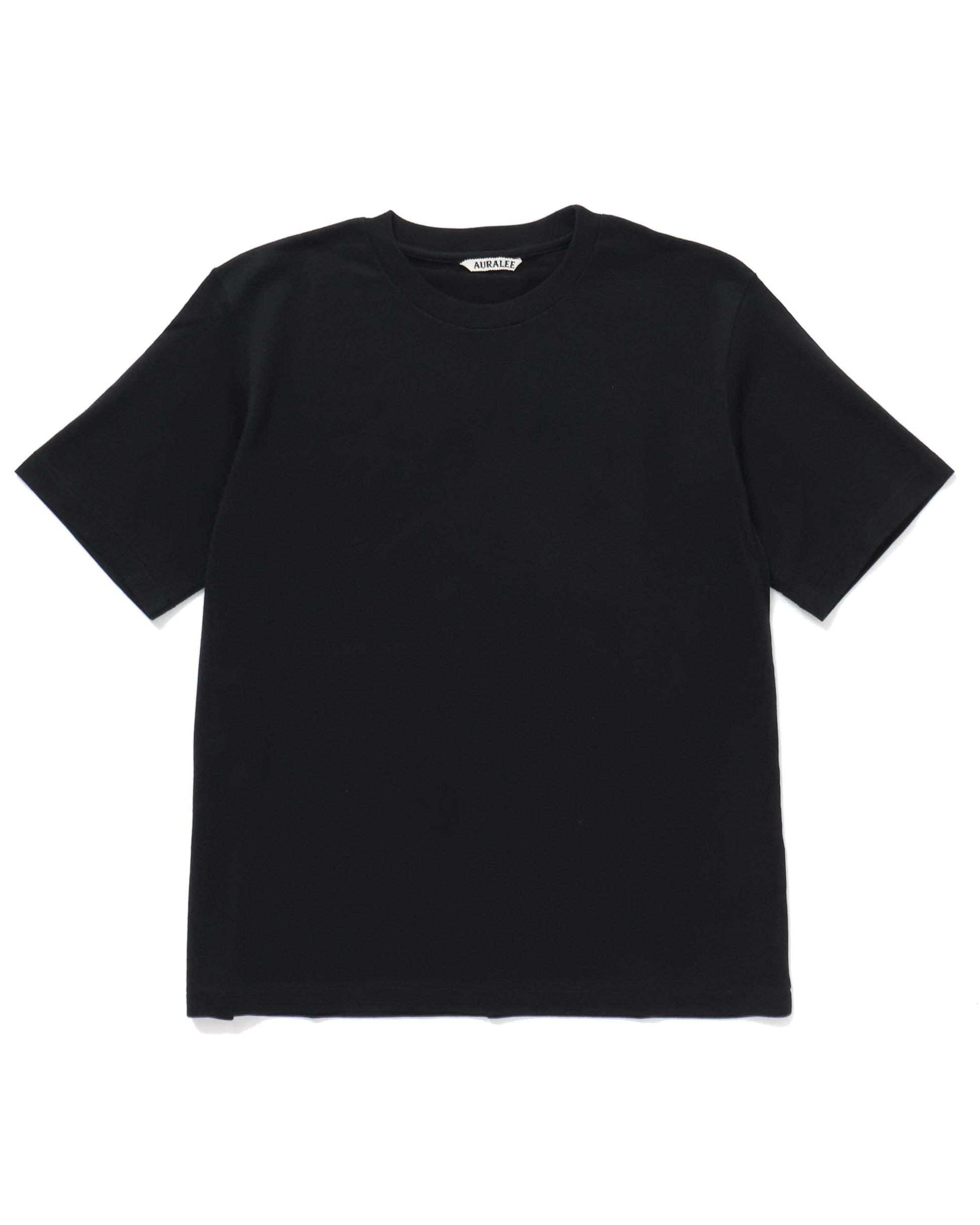 Tシャツ・カットソー AURALEE Unisex Cotton Jersey Tee Dark Brown A23ST02CM-DB SEAMLESS CREW NECK TEE - AURALEE Official Website