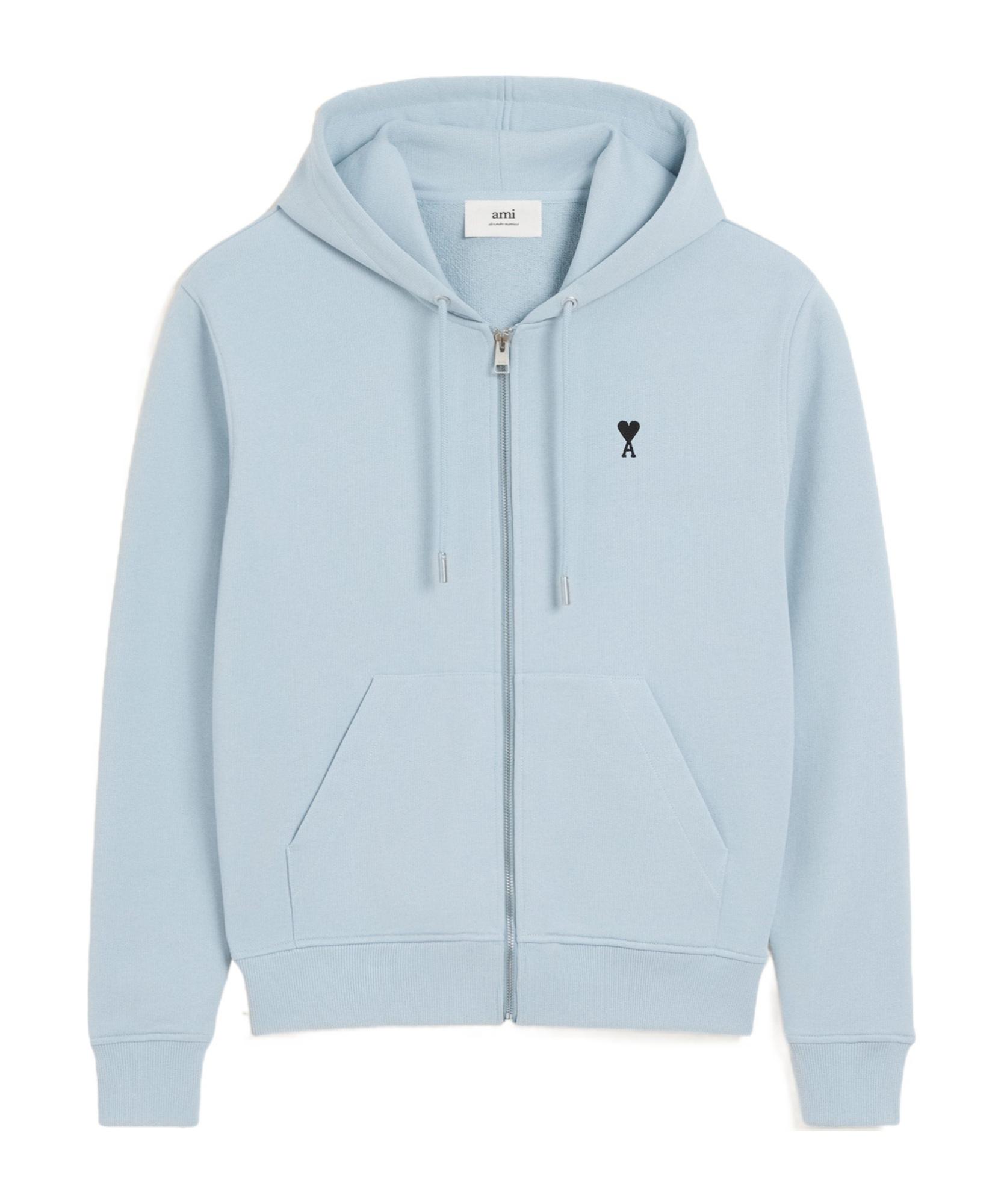 パーカー・フーディ AMI Men Hoodies USW217740430 Blue AMI Paris Ami De Coeur Hoodie | Blue | FARFETCH JO