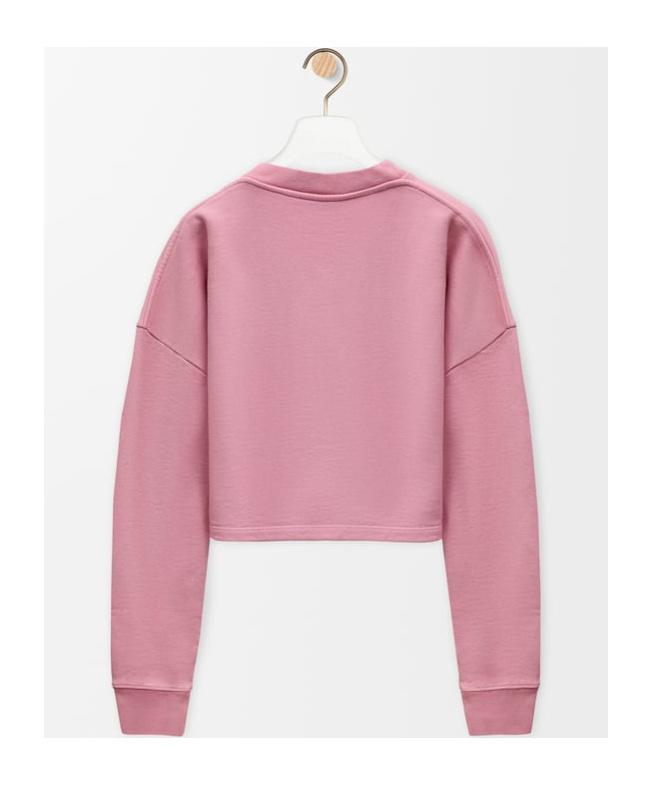 LOEWE ピンク クロップドスウェット L LOEWE ピンク クロップドスウェット L