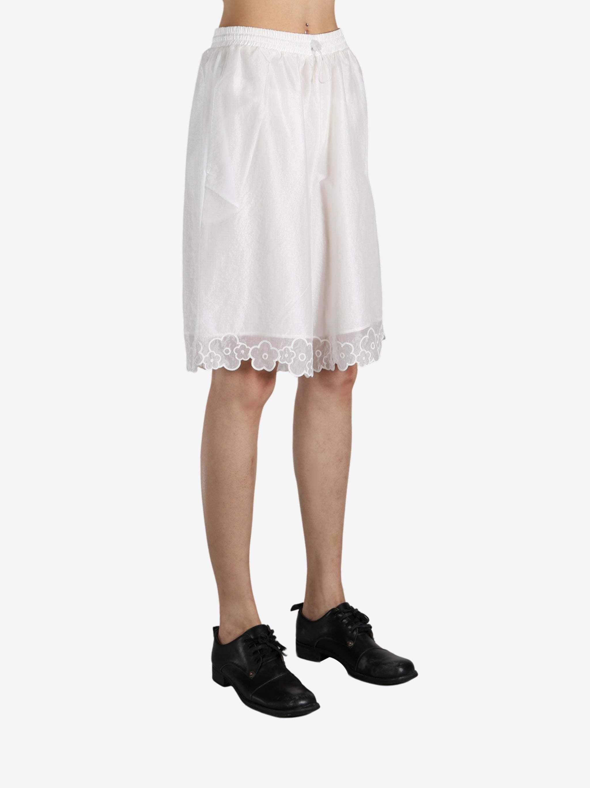 Cecilie Bahnsen Arya Shorts in White | Lyst