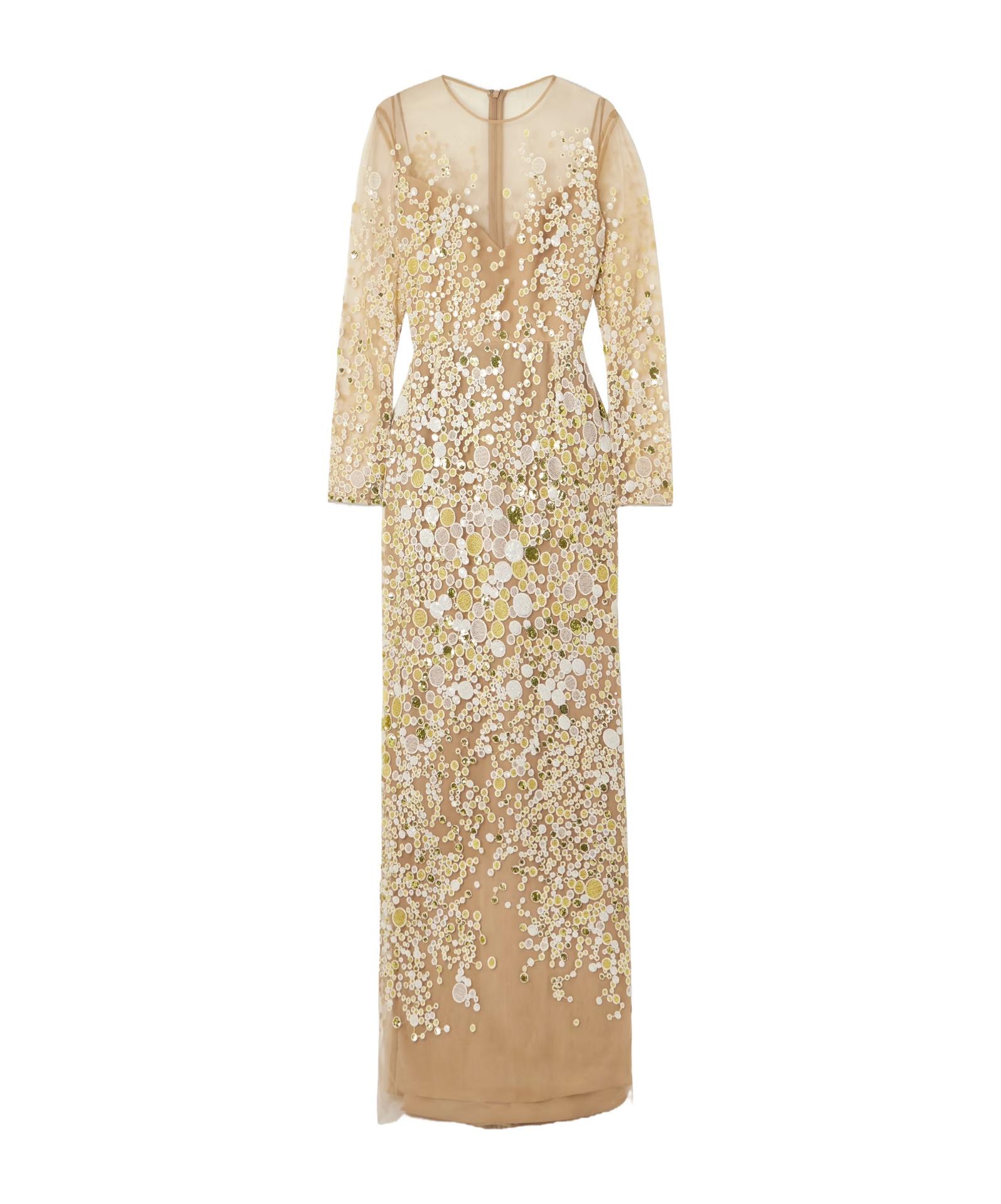 green emerald velvet dress Look 41  ELIE SAAB
