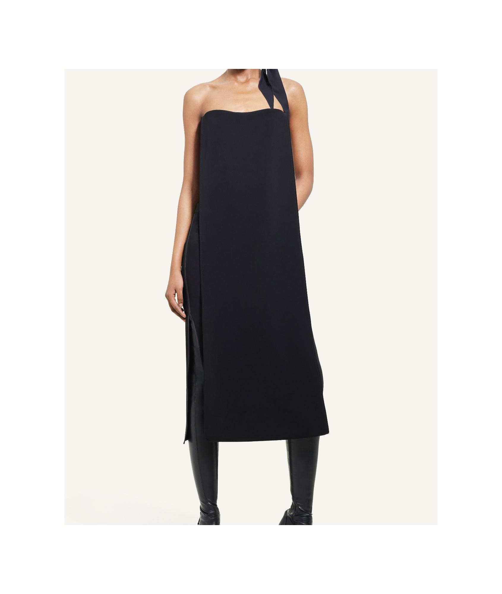 Courreges Cut-Out Midi Dress in Black | Lyst
