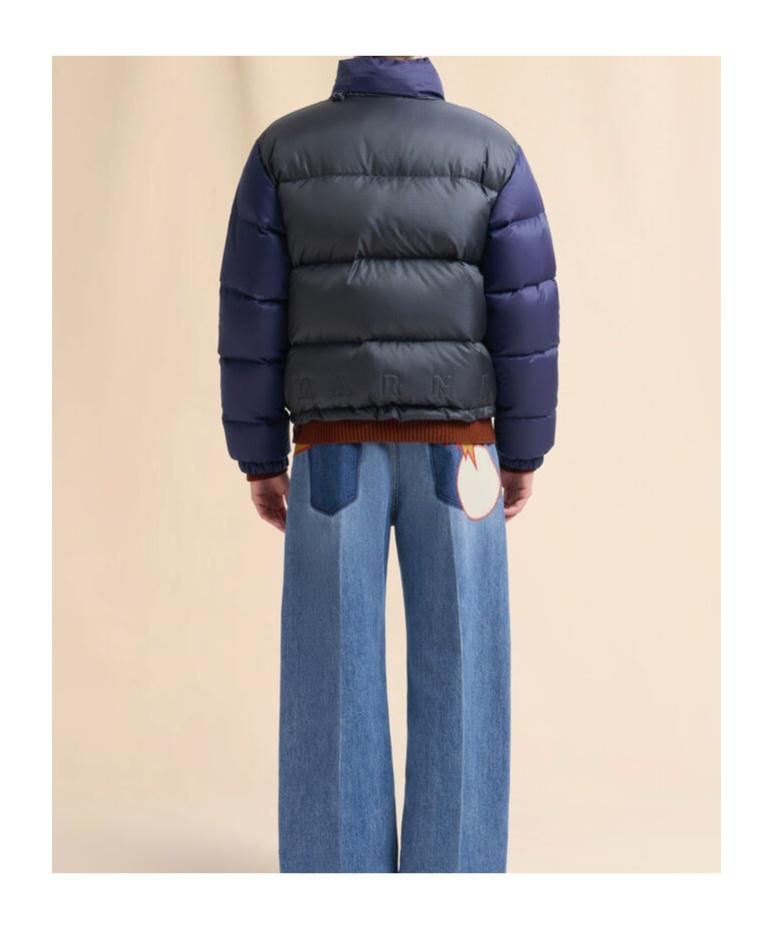Marni Puffer Jackets for Men | Lyst MARNI Contrast Panel Designed