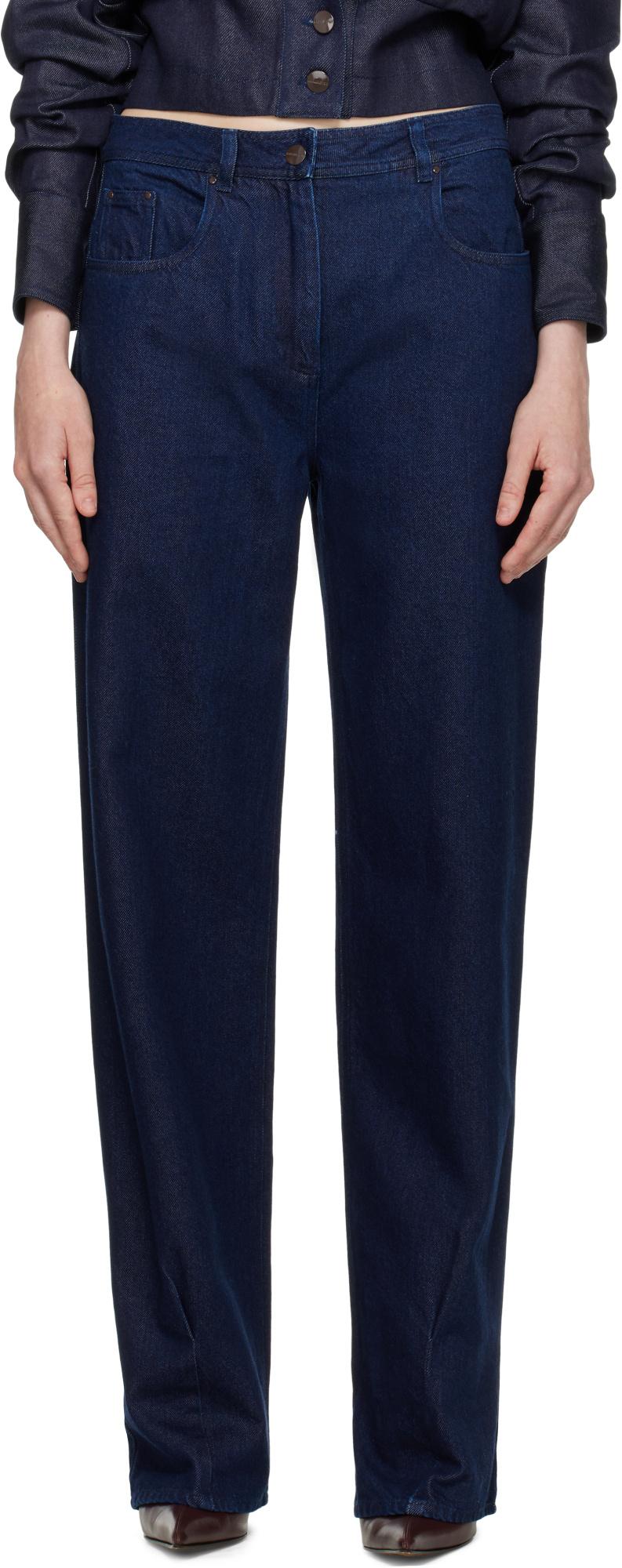 【関税込み】16Arlington ネイビー Vante ジーンズ 16Arlington Vante Jeans | Blue | FARFETCH UZ