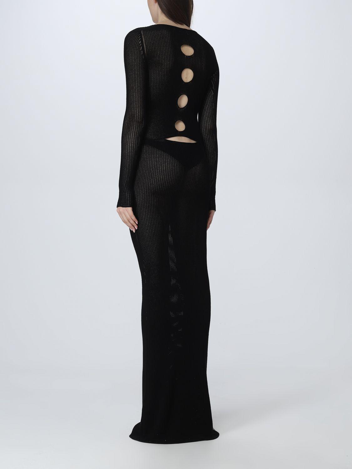 ワンピース Off-White Black mesh long dress (OWHI089S23KNI001 1040) 楽天市場】【数量限定・在庫限り・早い者勝ち！】 オフホワイト