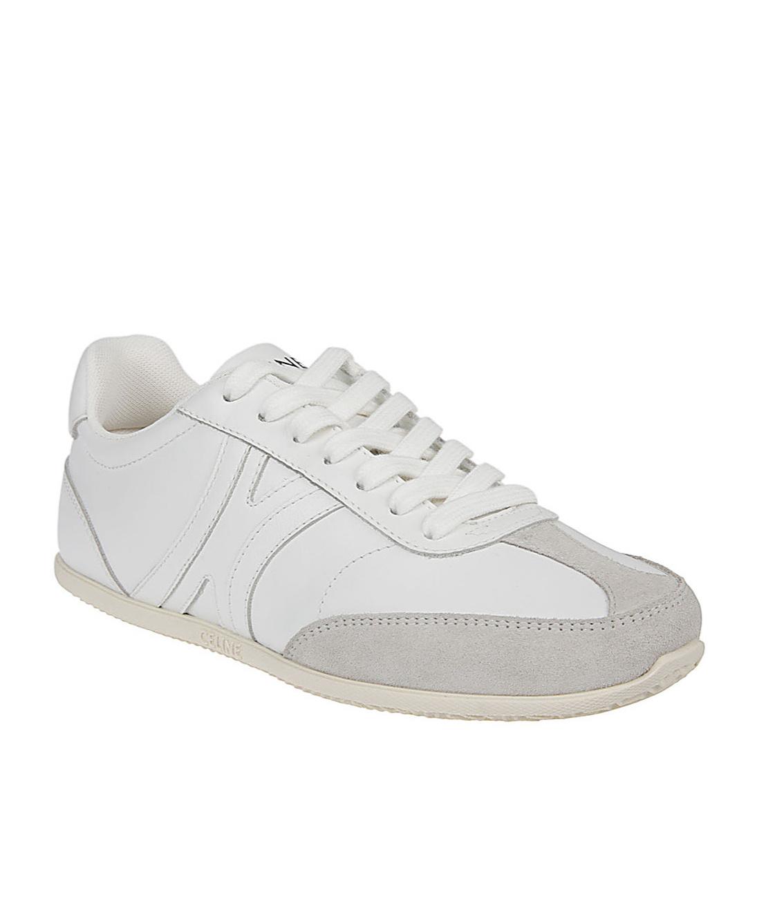 関税込 CELINE JOGGER LOW LACE-UP SNEAKER CELINE JOGGER LOW LACE-UP SNEAKER IN CALFSKIN & SUEDE