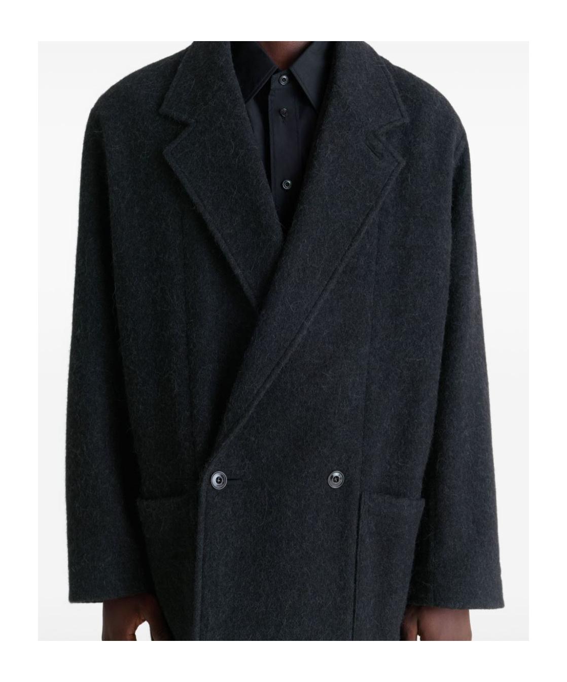 Lemaire Felted Jacket in Black for Men | Lyst