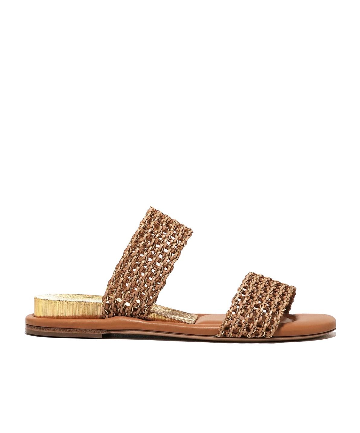 シューズ・サンダルその他 CASADEI Woman Flat sandals Natural 1M470J0201C2782 2804 Casadei Flat sandals for Women | Online Sale up to 88% off