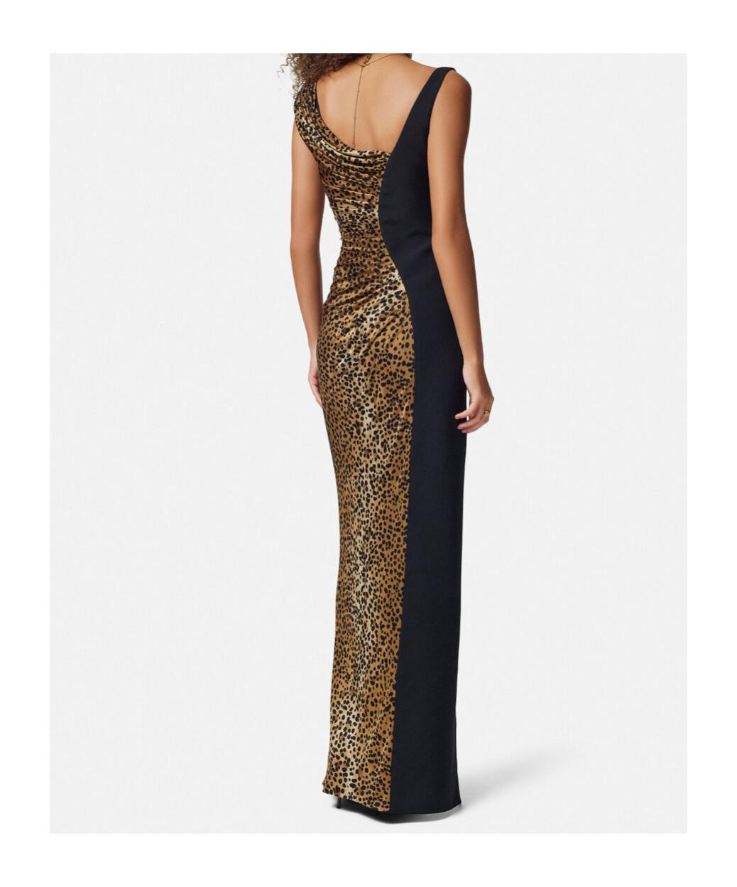 スカート VERSACE 'Medusa' animal dress Leopard Medusa '95 Draped Gown Animalier | VERSACE US