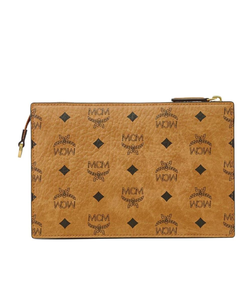 クラッチバッグ Mcm Printed Canvas Small Aren Clutch MCM Pouches and wristlets for Men | Online Sale up to 42