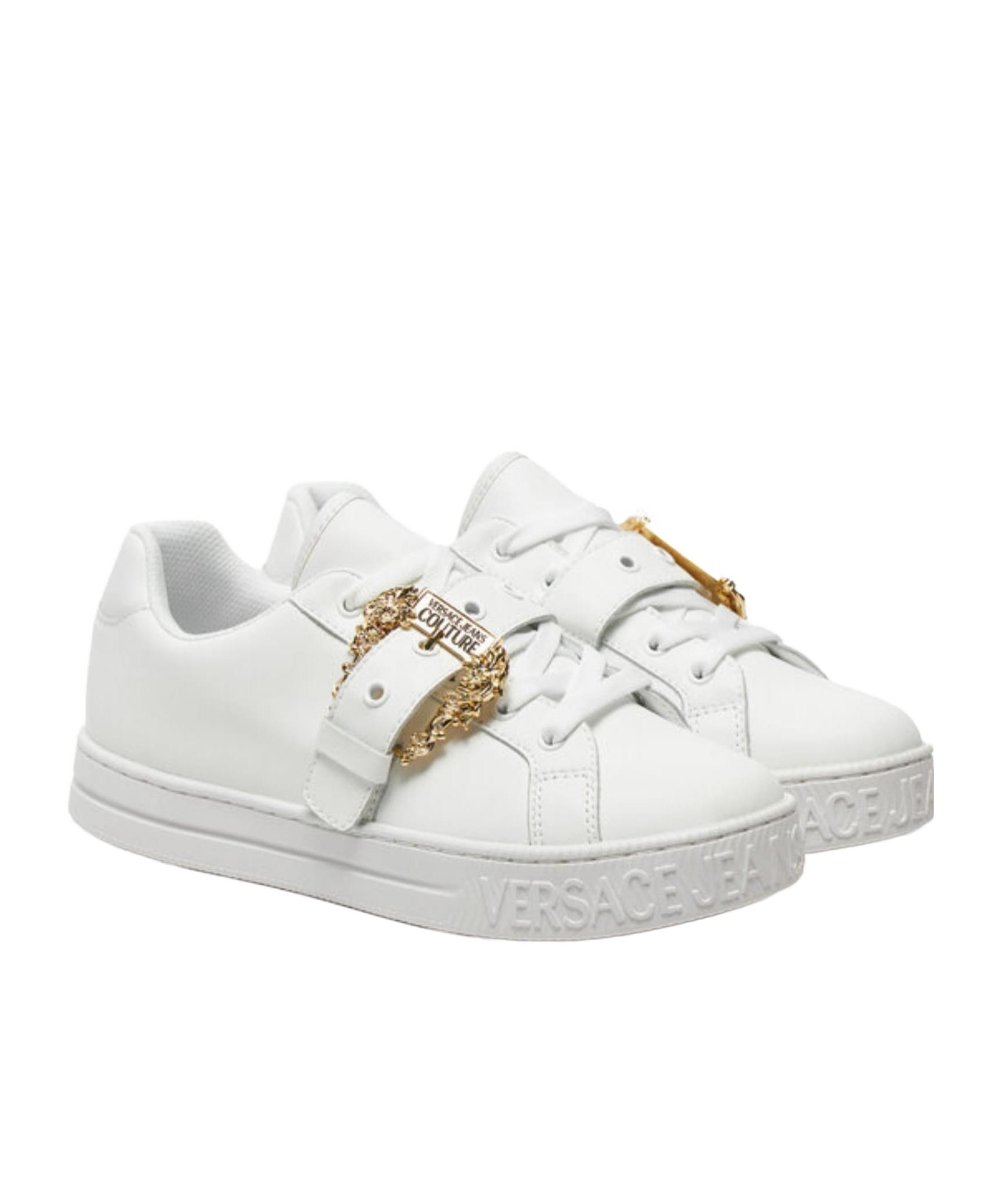 スニーカー VERSACE JEANS COUTURE Woman Sneakers White 78VA3SK3ZPB08 003 90_E74VA3SC2-