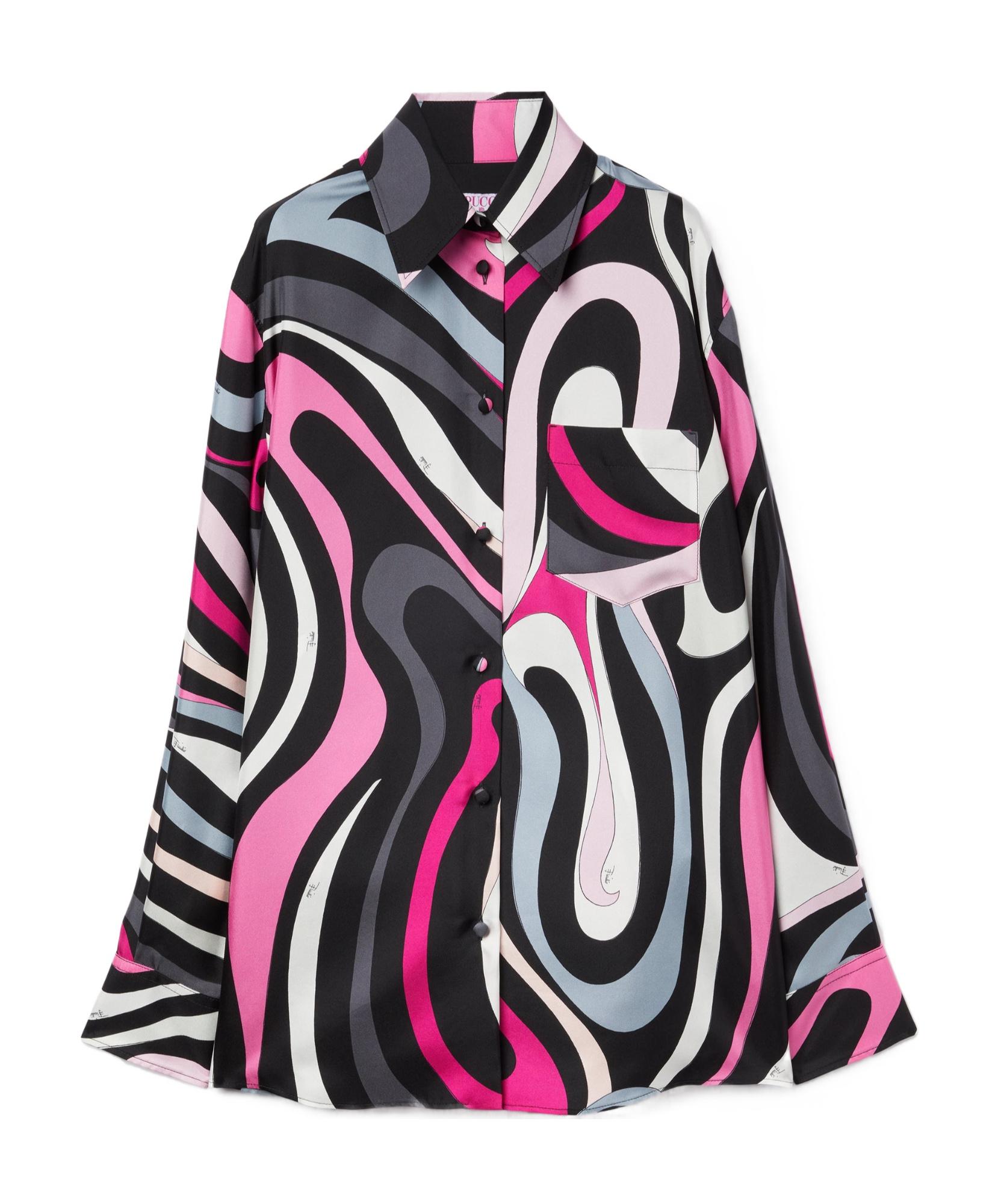 PUCCI Marmo-Print Shirt in White | Lyst