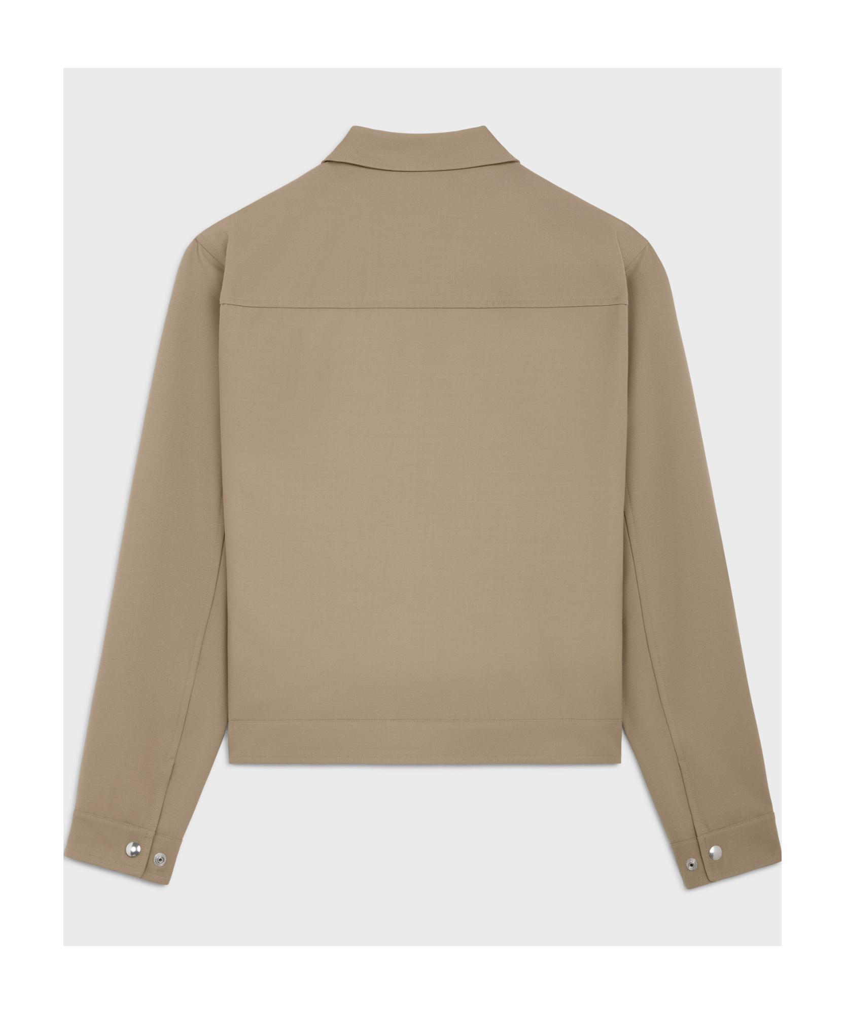 Celine Triomphe Blouson Jacket in Natural for Men | Lyst