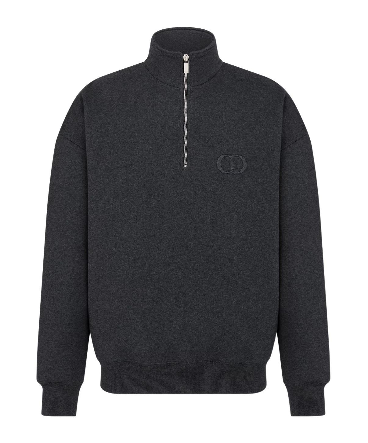トップス Dior HOMME zip parker Dior Homme High Neck Zip Detailed Sweatshirt in Blue for Men | Lyst