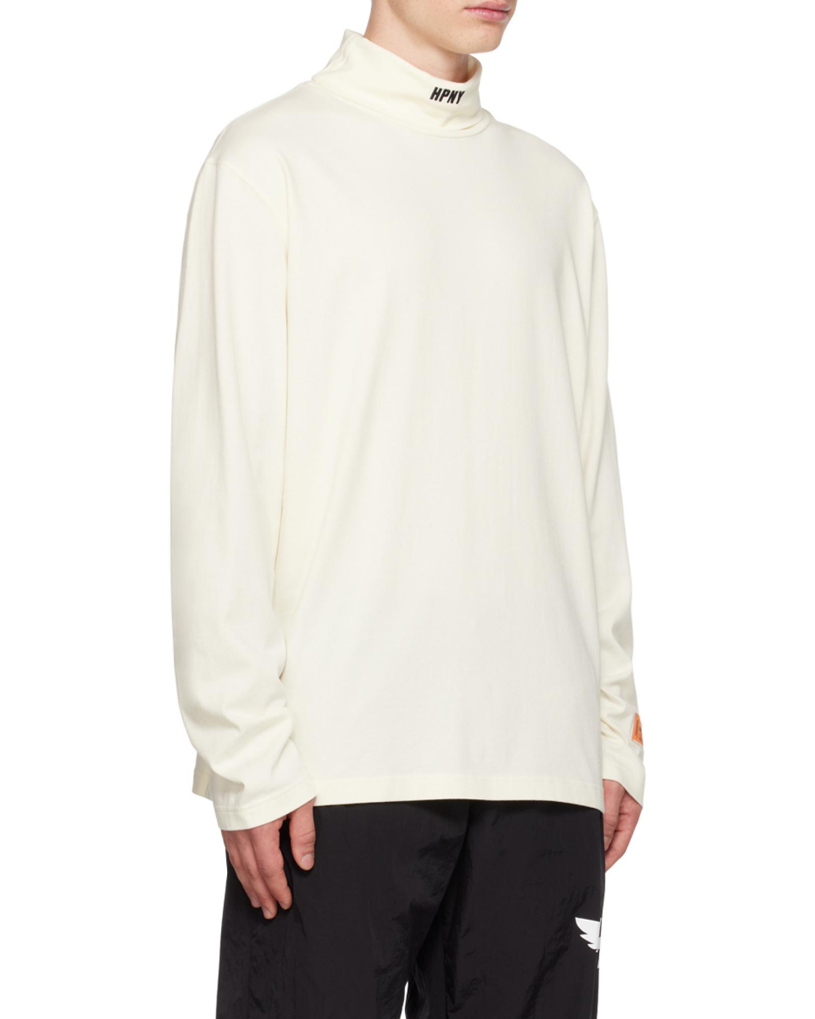 【HERON PRESTON】HPNY Long-Sleeved T-shirt/全国送料無料 Heron Preston cotton longsleeve top Heron Bird Painted Ls