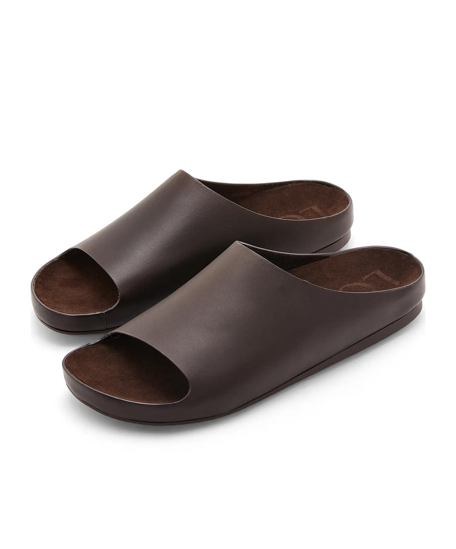 Loewe Open Toe Slip-On Slides in Brown for Men | Lyst