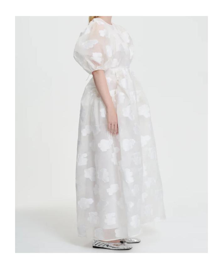 Cecilie Bahnsen Lola Dress in White | Lyst