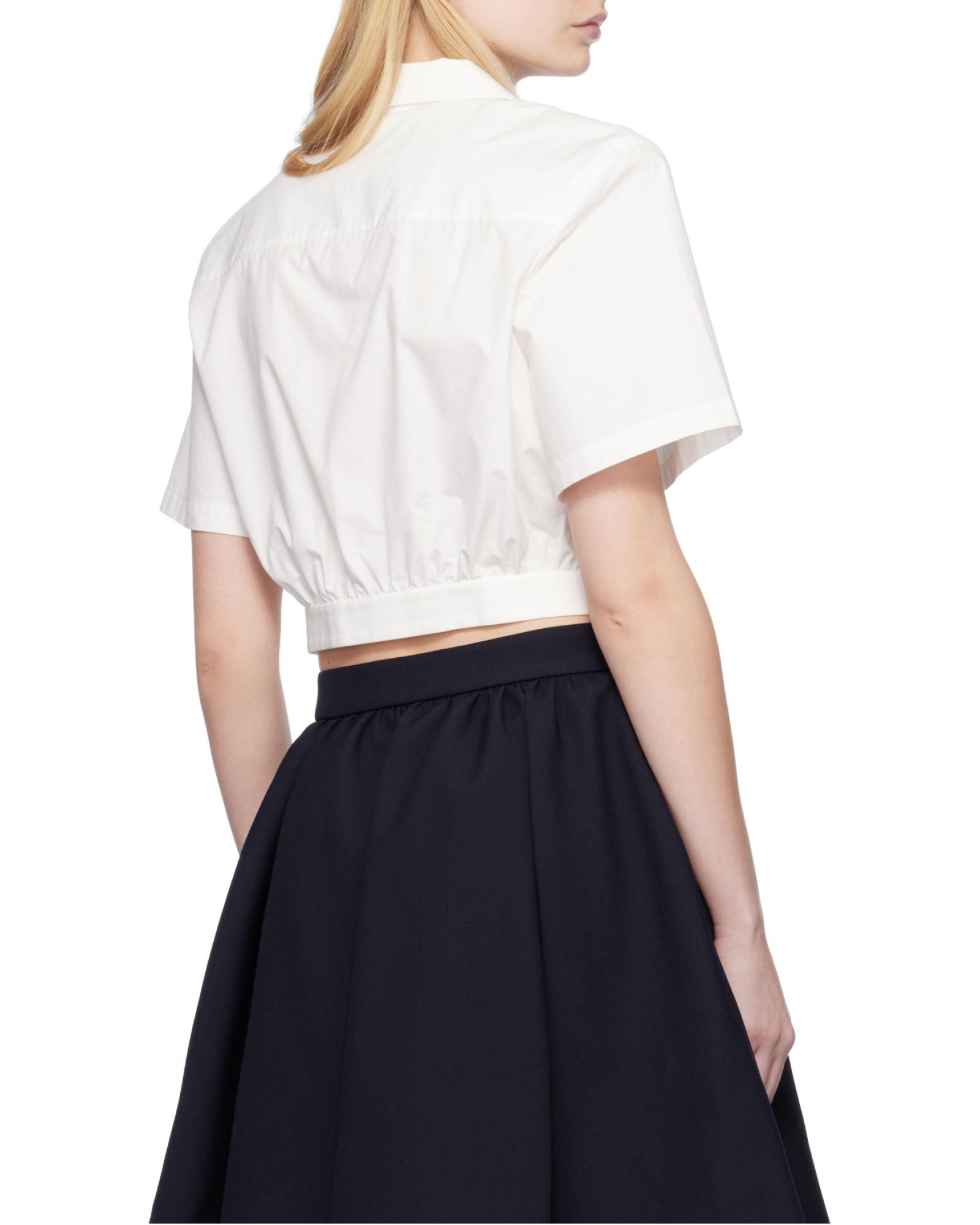 ShuShu/Tong Short-Sleeve Shirt in White | Lyst