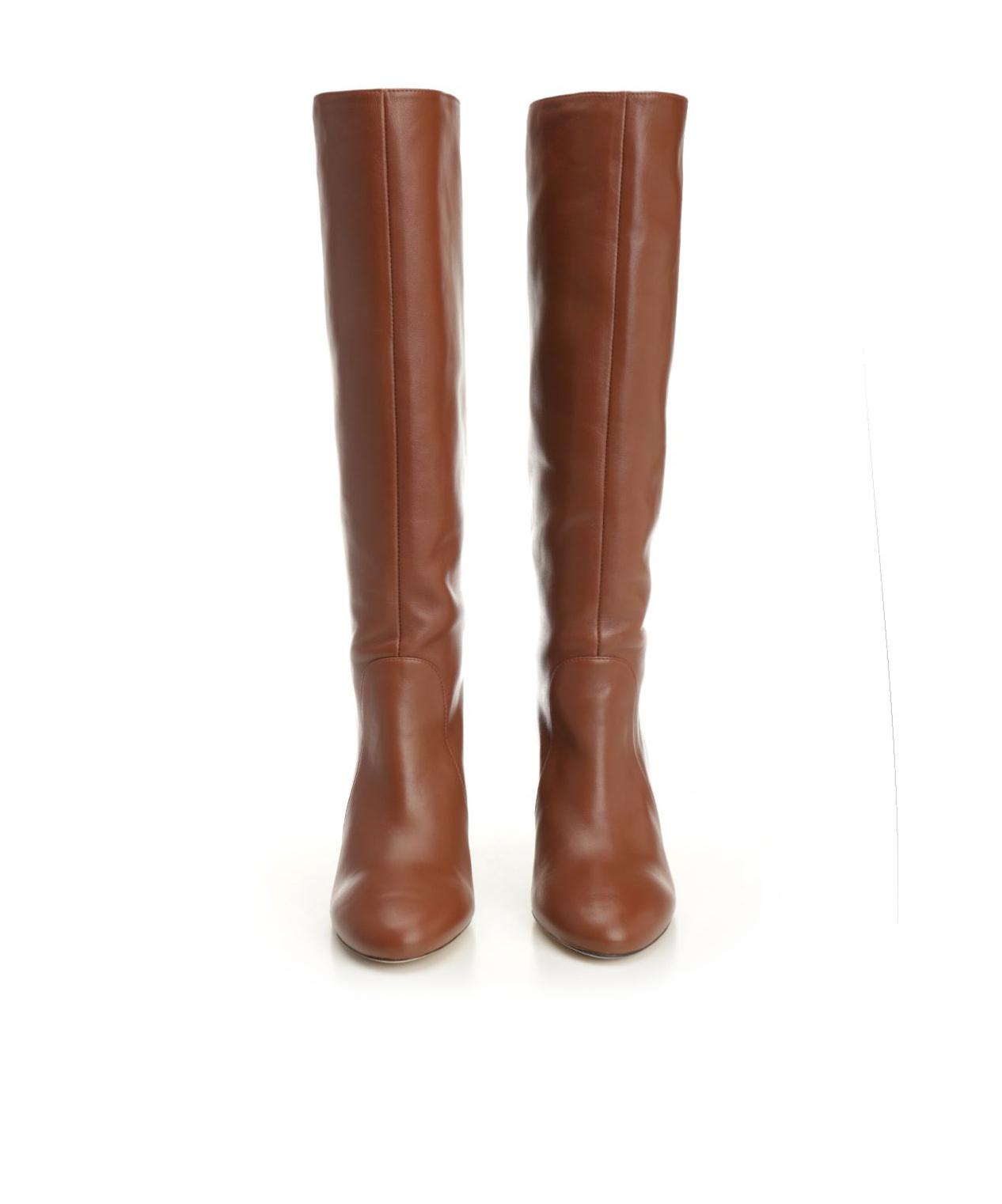 Stuart Weitzman Babette Tubo Boot 85 in Brown | Lyst