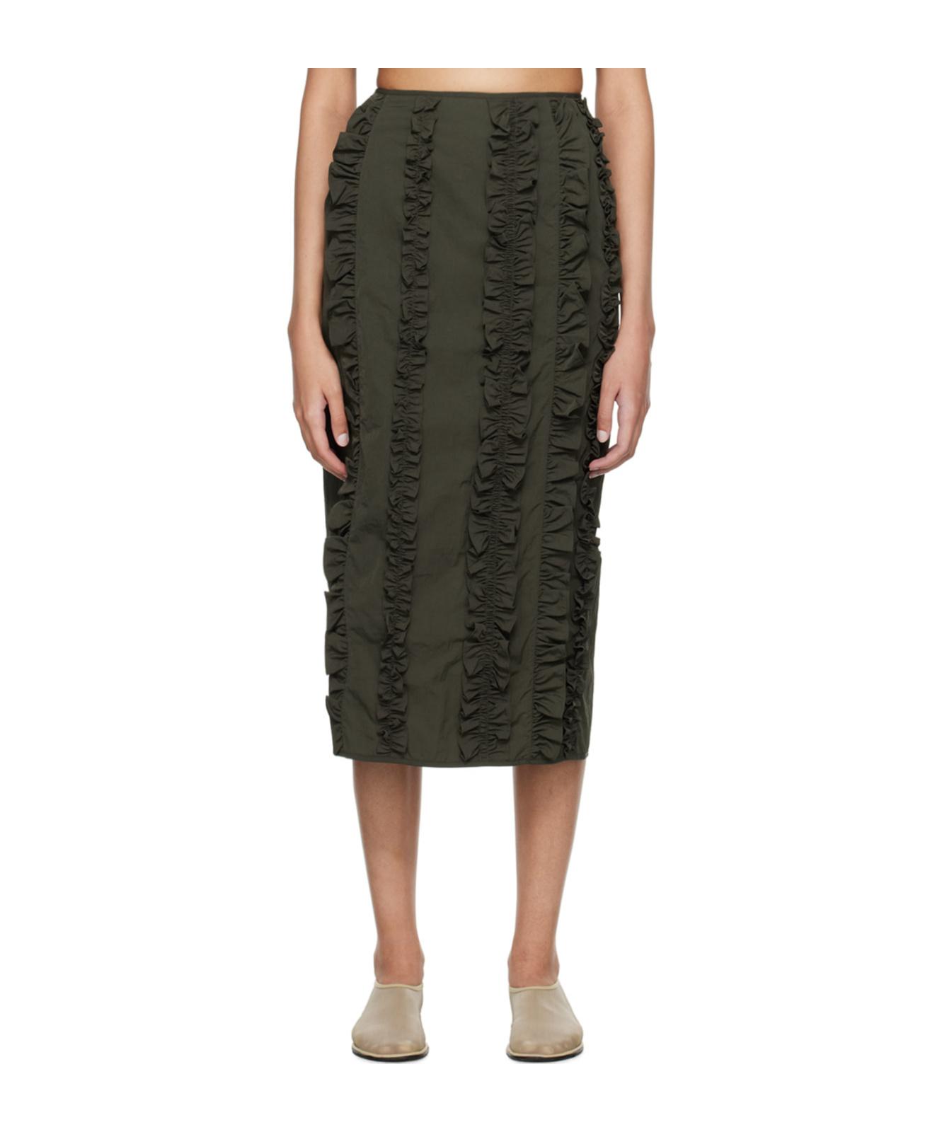 Cecilie Bahnsen Ocean Skirt in Green | Lyst