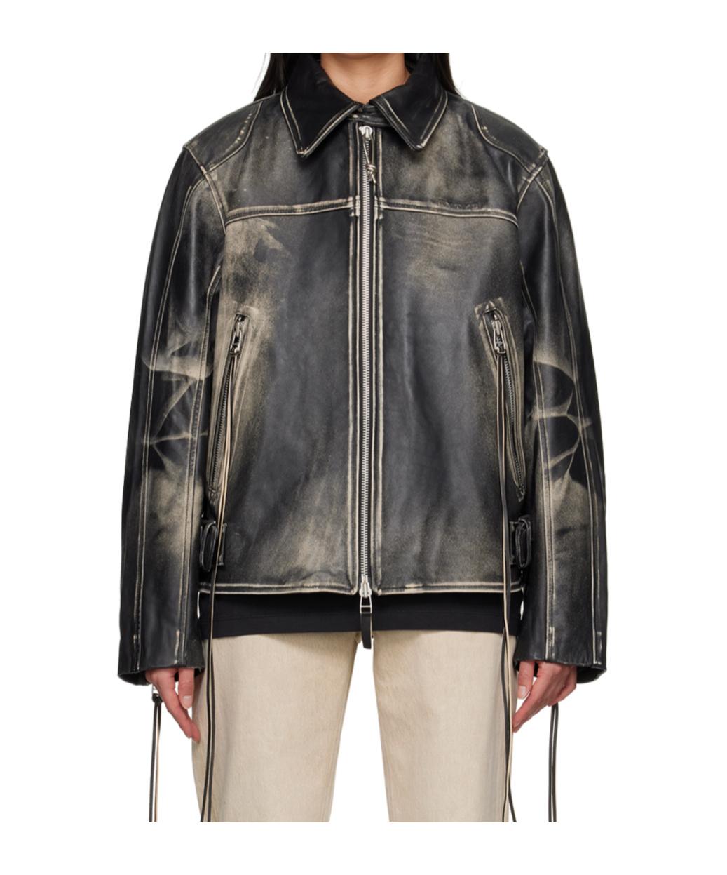 ジャケット・アウター eytys flux leather jacket Eytys Flux Leather Jacket In Black - 35% Off | Editorialist