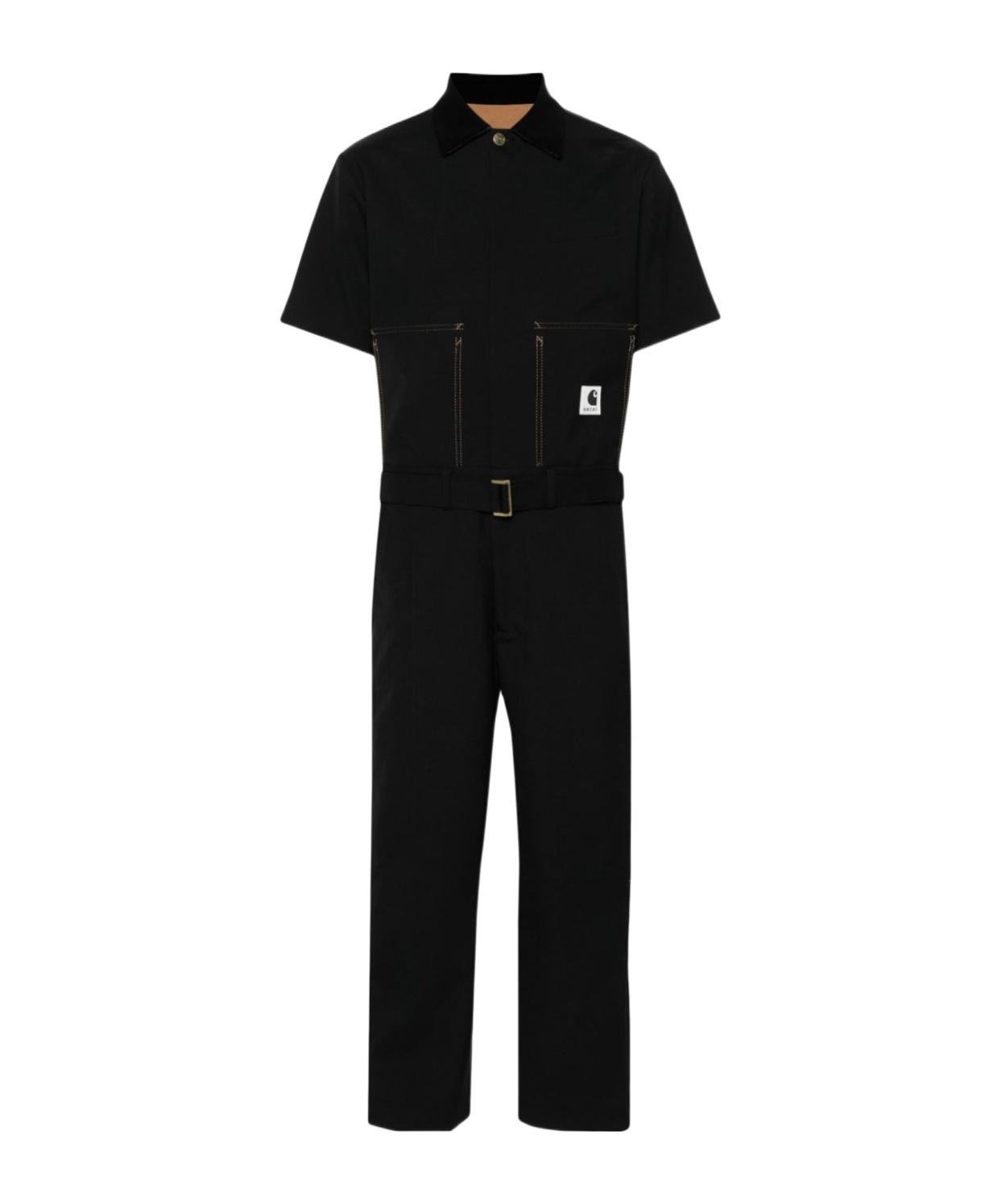 Carhartt sacai Suiting Bonding K❤️umi Sacai X Carhartt Wip Suiting Bonding Jumpsuit in Black for