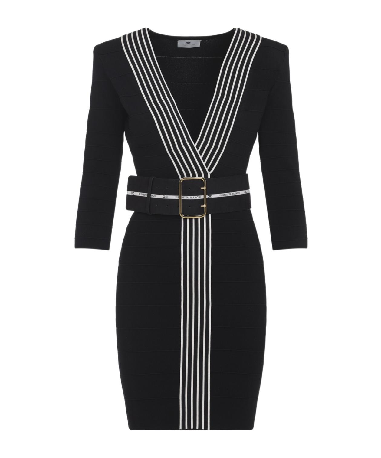 black cotton knit dress Black Knit Cotton Dress