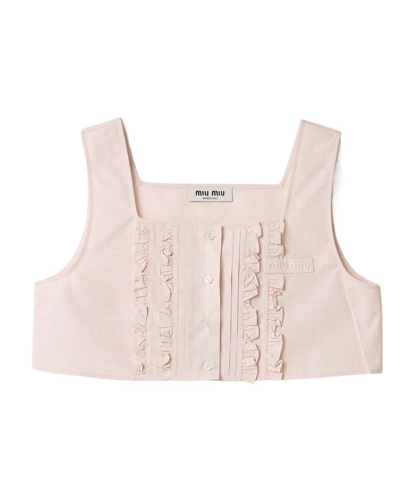 Miu Miu Sleeveless and tank tops for Women | Online Sale up to 33
