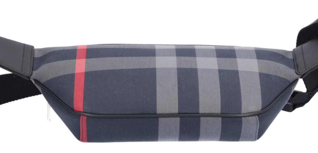 ショルダーバッグ Burberry 'Check' fanny pack BURBERRY waist bag canvas Gray check 80974111 Used | eBay