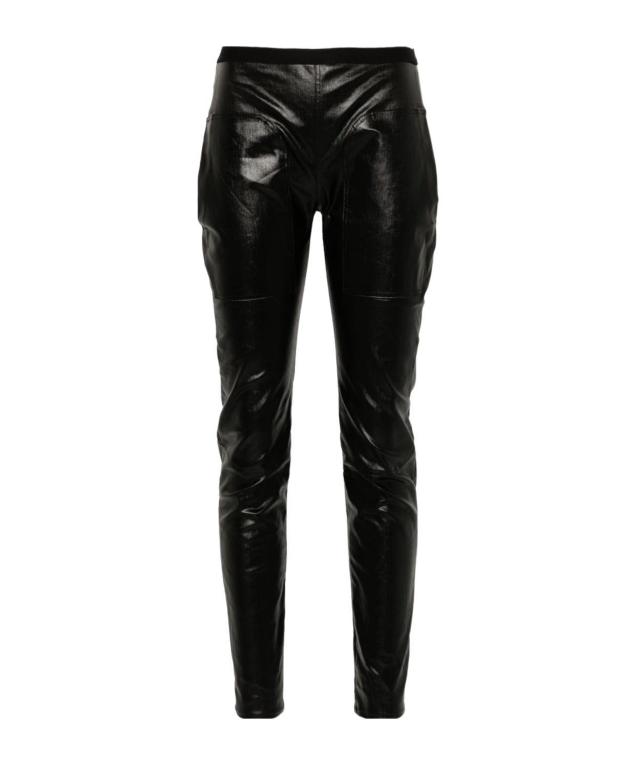 スパッツ・レギンス RICK OWENS Women Leggings RO02D3683M09 Black RICK OWENS Women Leggings RO02D3683M09 Black (RICK OWENS