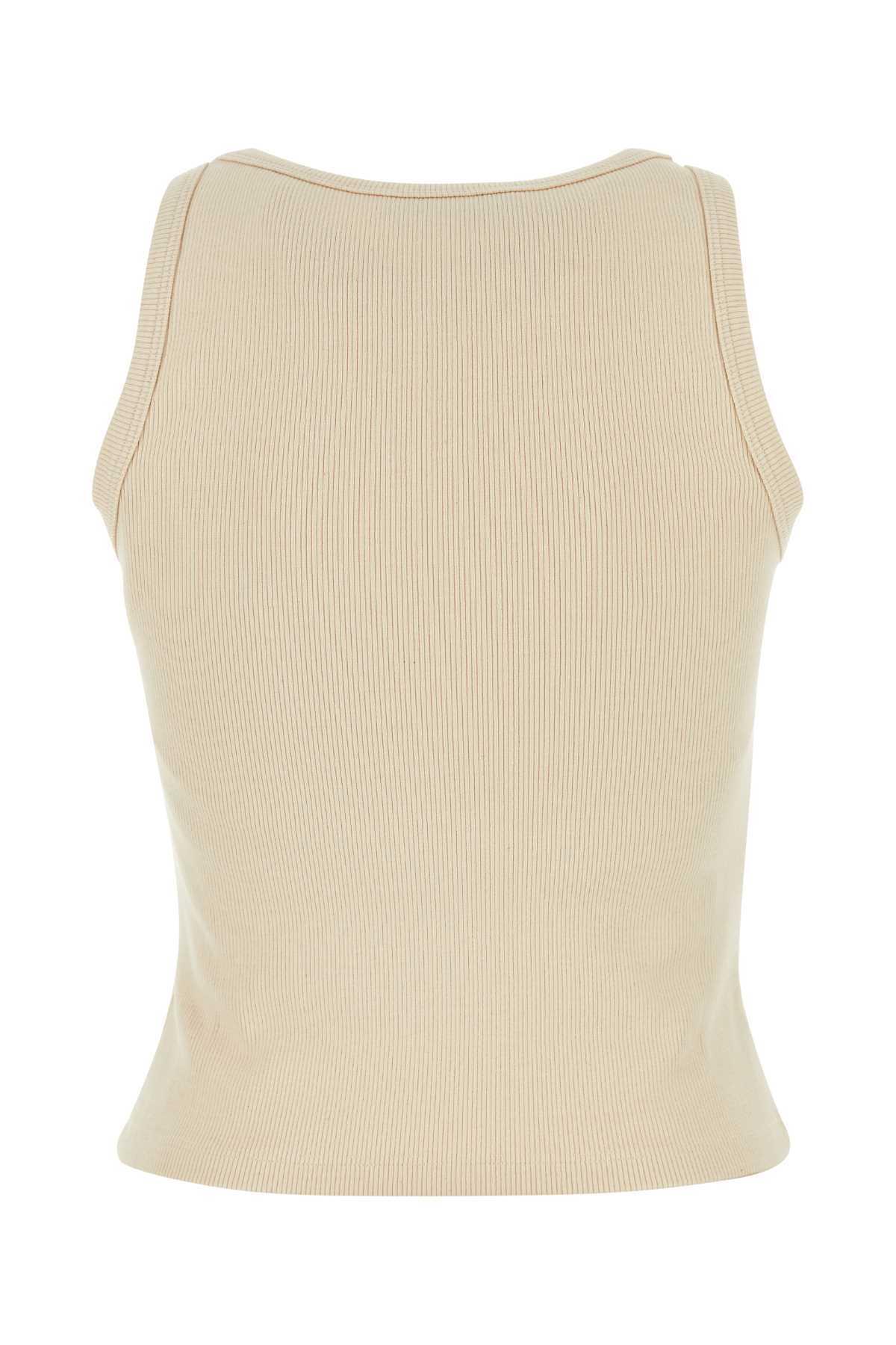 miu miu イエロー Vネック タンクトップ Miu Miu Sleeveless and tank tops for Women | Online Sale up to 62