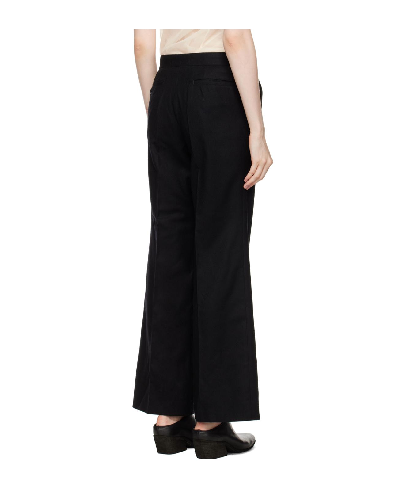 パンツ 00s junya watanabe flare trousers black 00s junya watanabe flare trousers black
