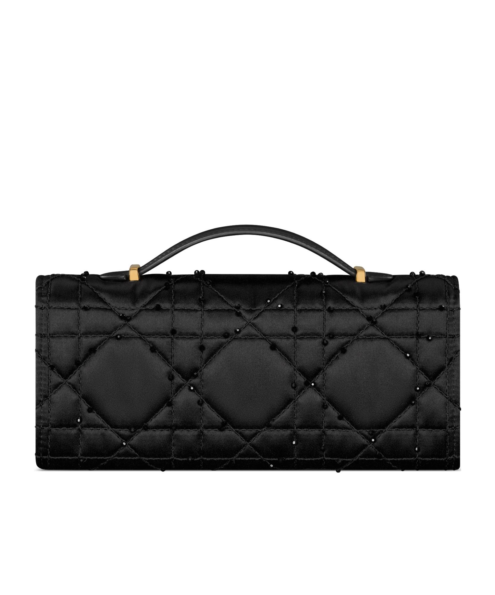 Dior Miss Caro Top Handle Pouch in Black | Lyst