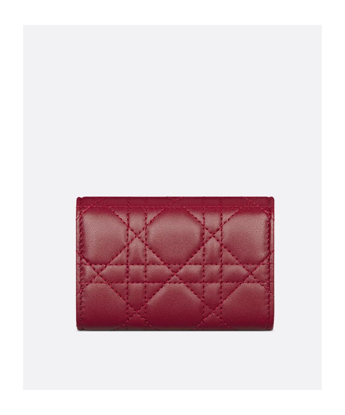 Dior My Glycine Wallet in Red | Lyst Dior My Glycine Wallet in Red | Lyst