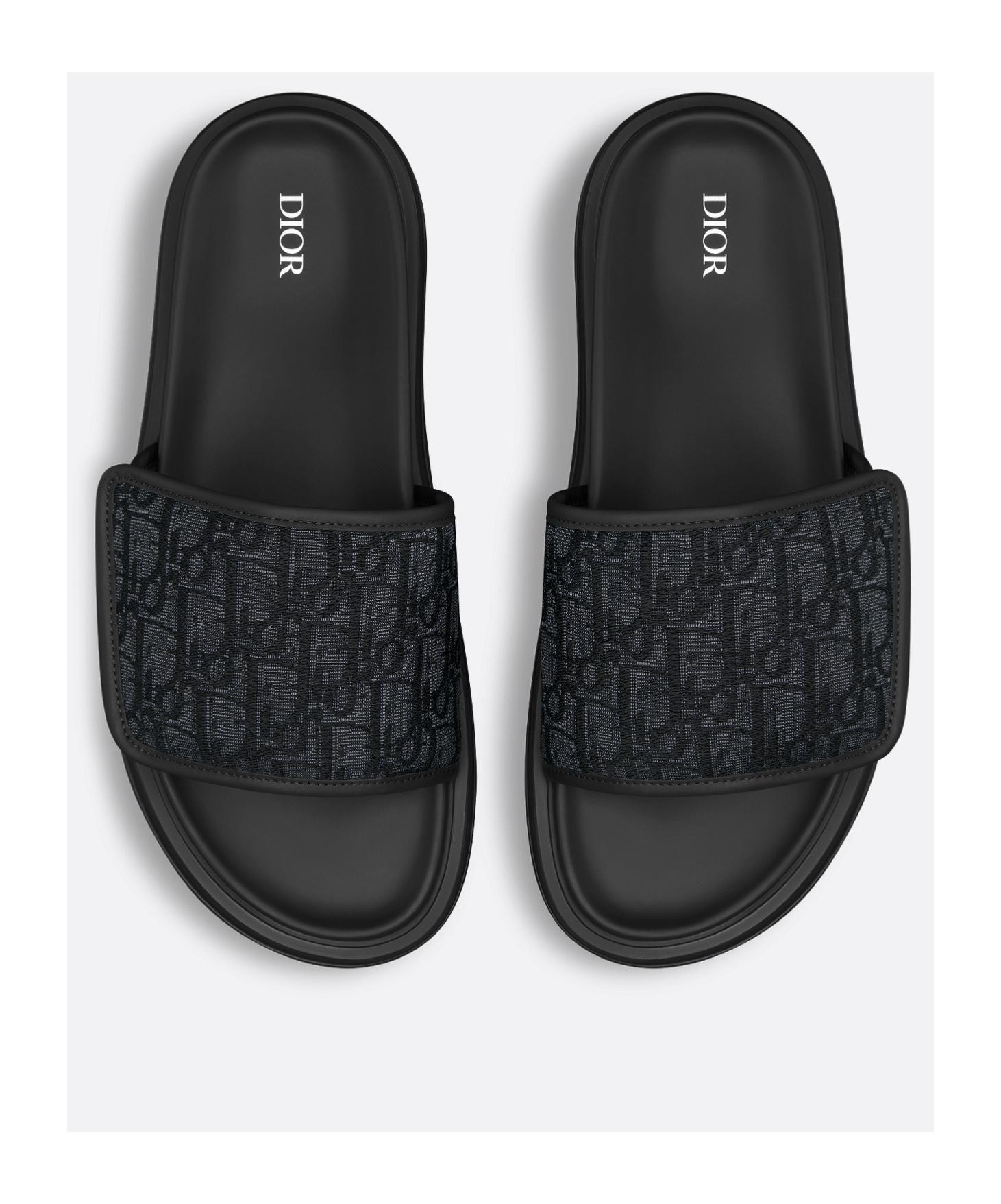 Black Dior Sandals and Slides for Men | Lyst