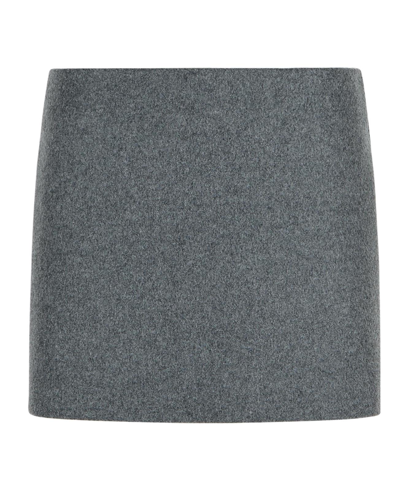 スカート SPORTMAX FIFY - Mini skirt with belt Wool Belted mini skirt, black | 