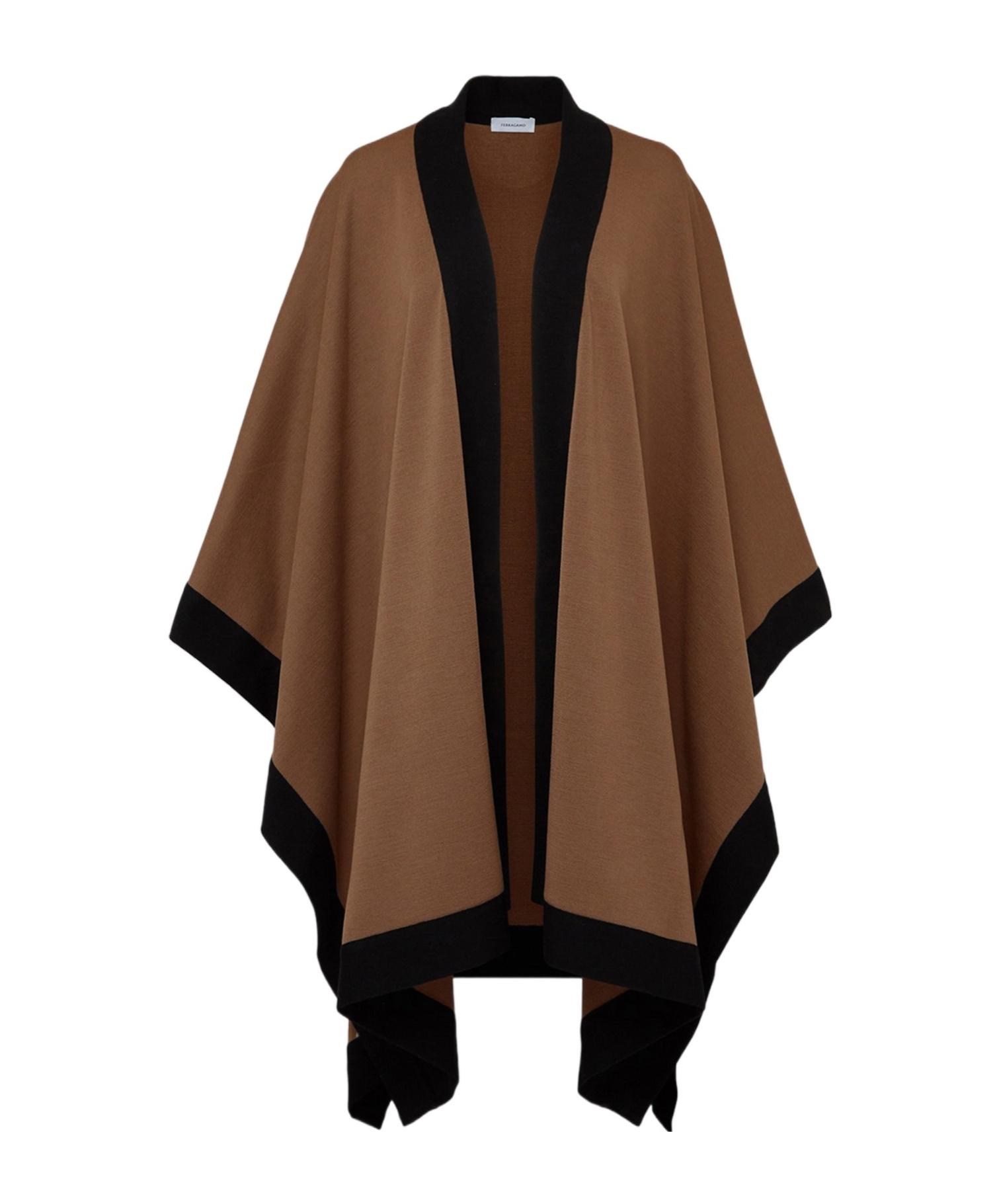 VIP【送料関税込】FERRAGAMO Nadir Print Reversible Cape Geometrical renaissance print reversible cape - Women