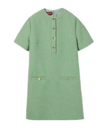 【美品】GUCCI Mini Dress ミニドレス ポロシャツワンピース M 美品】GUCCI Mini Dress ミニドレス ポロシャツワンピース M 美