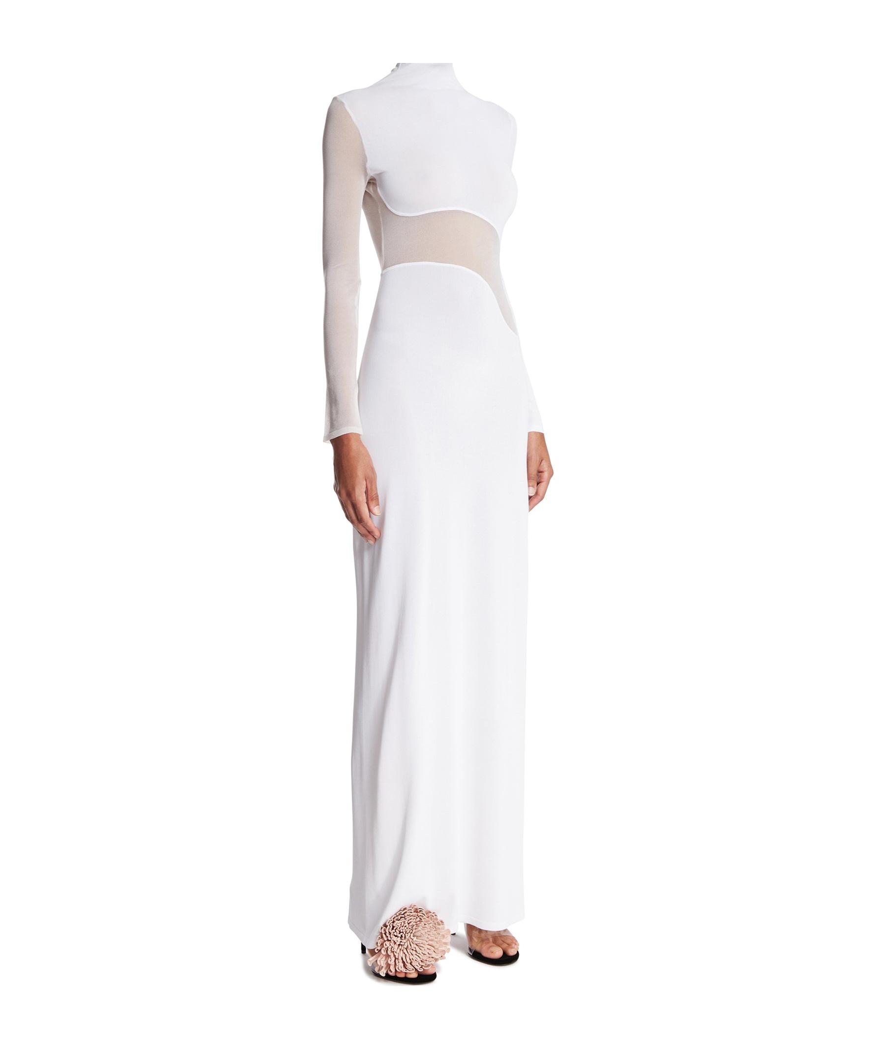 Alaa Alaa Knit Cut Out Dress in White | Lyst Alaa Alaa Knit Cut Out Dress in White | Lyst