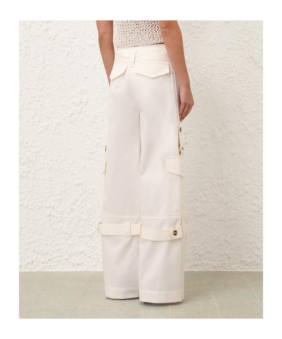 パンツ ZIMMERMANN Biscuit Cotton Cargo Pant Zimmermann Cargo pants for Women | Online Sale up to 65% off