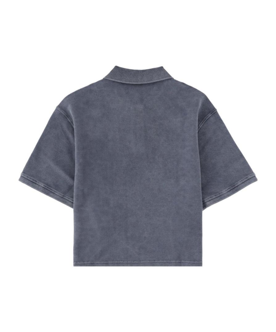 T-Shirt manches longues Los Angeles Lakers Mitchell & Ness gris et rouge