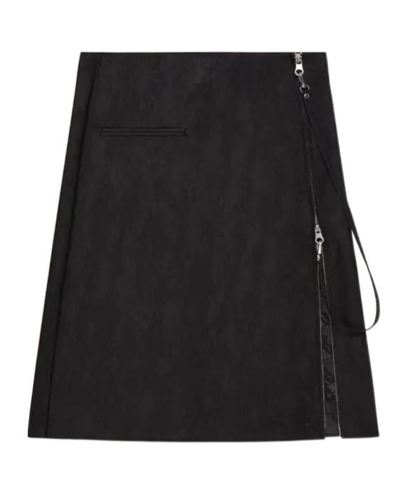 ワンピース COURREGES Women Mid Skirts 24A324CRO451VY0015 9999 Black Women's New In - courrèges (クレージュ)