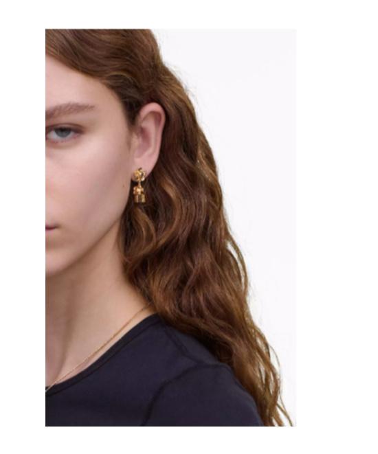 Marc Jacobs The Mini Icon Daisy Earrings in Metallic | Lyst