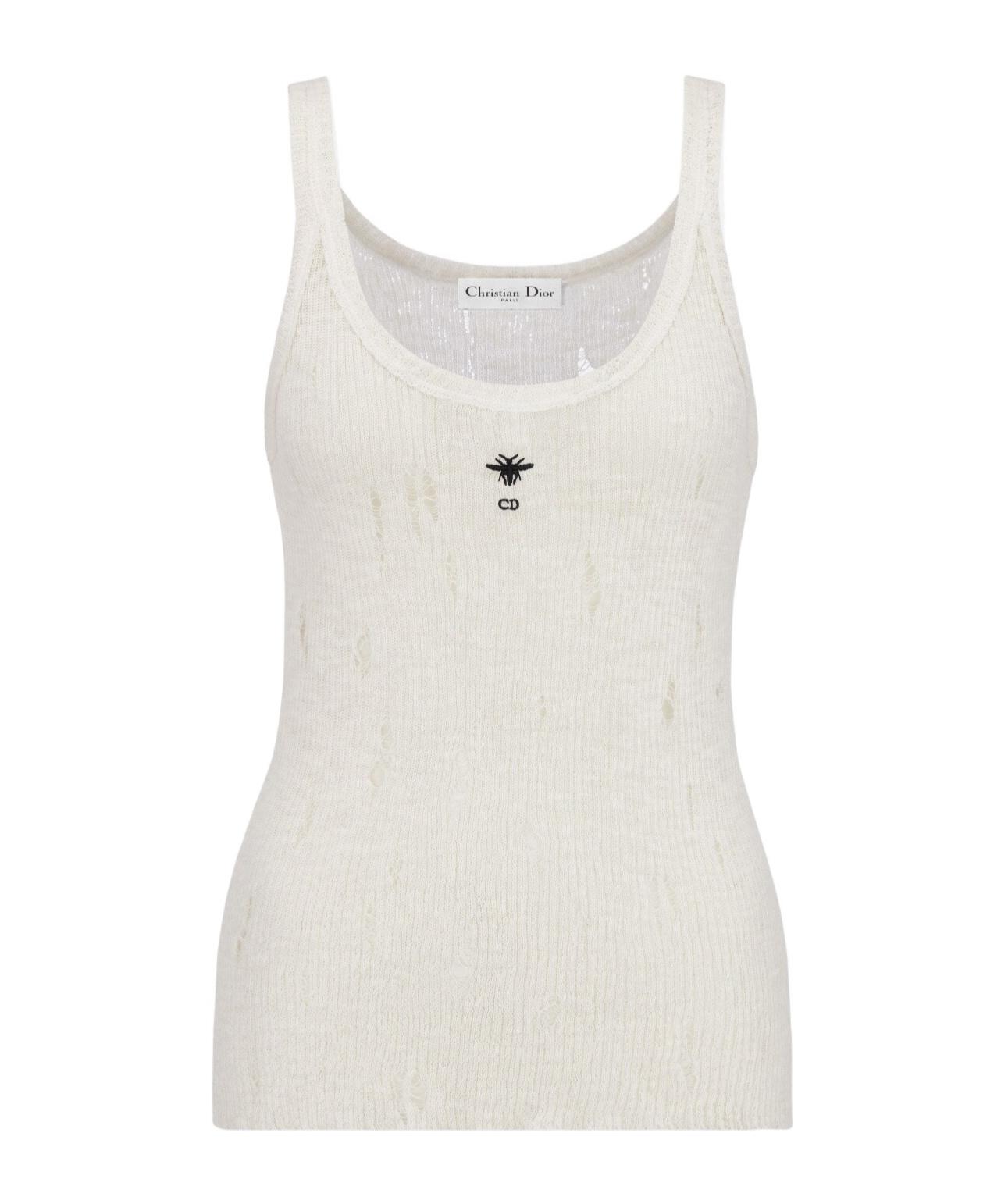 Dior Tank Top in White | Lyst