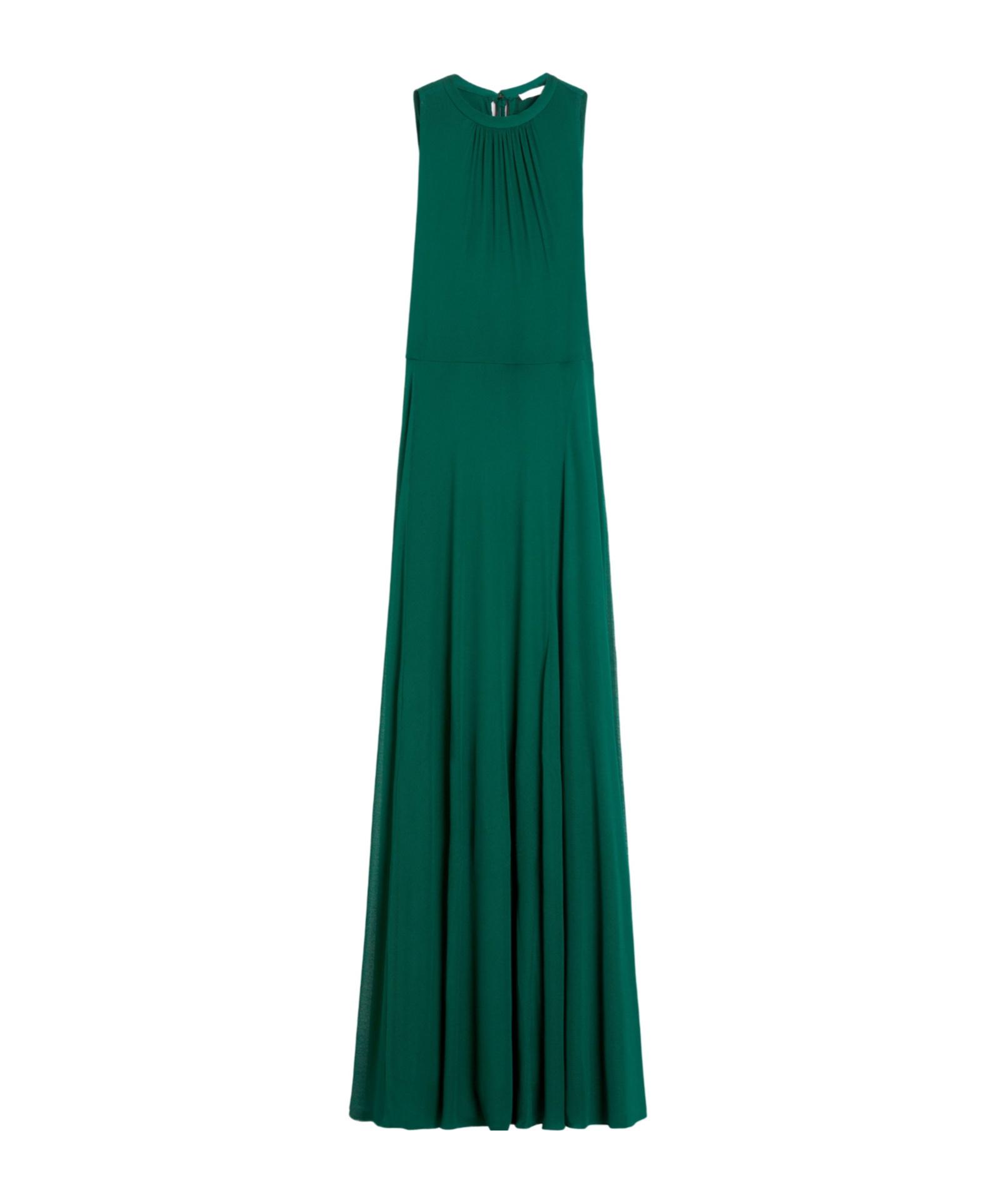 Max Mara Mesh Jersey Dress Max Mara Long, Mesh-Jersey Dress In Green Lyst